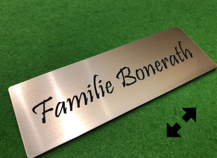 Schilder Gravur Bonn Lasergravur Böhm