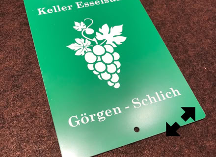 Schilder Gravur Bonn Lasergravur Böhm
