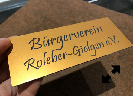 Schilder Gravur Bonn Lasergravur Böhm